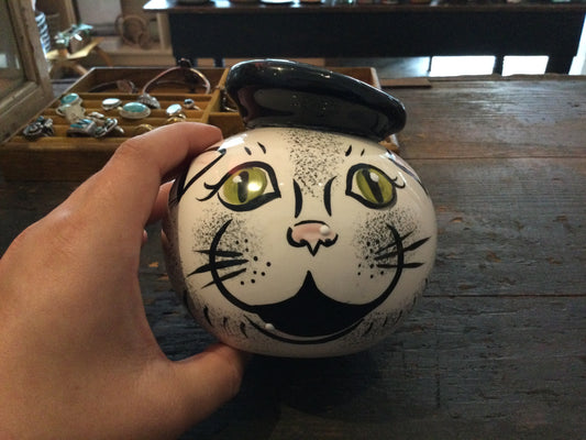 Cat Ceramic Globe