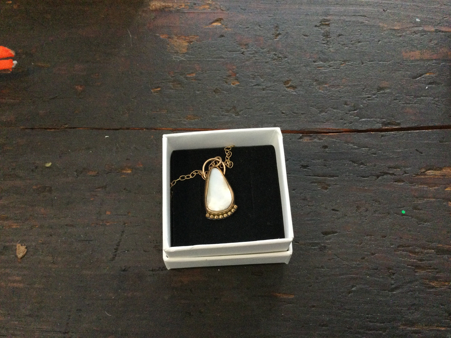 Gold Abalone Necklace