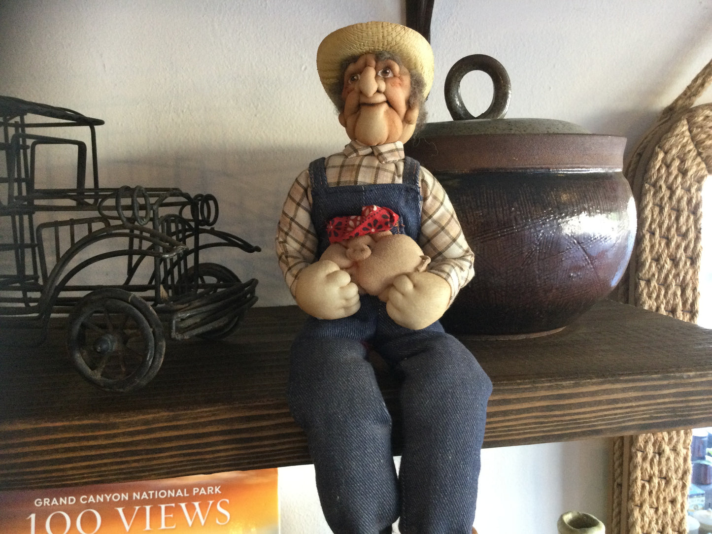 Vintage Pudgie doll (old man)