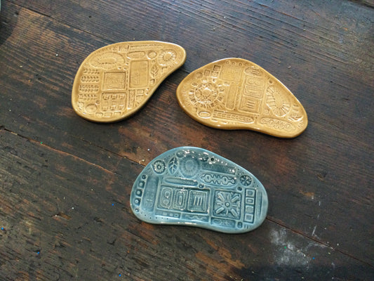 Amoeba Pattern Dish