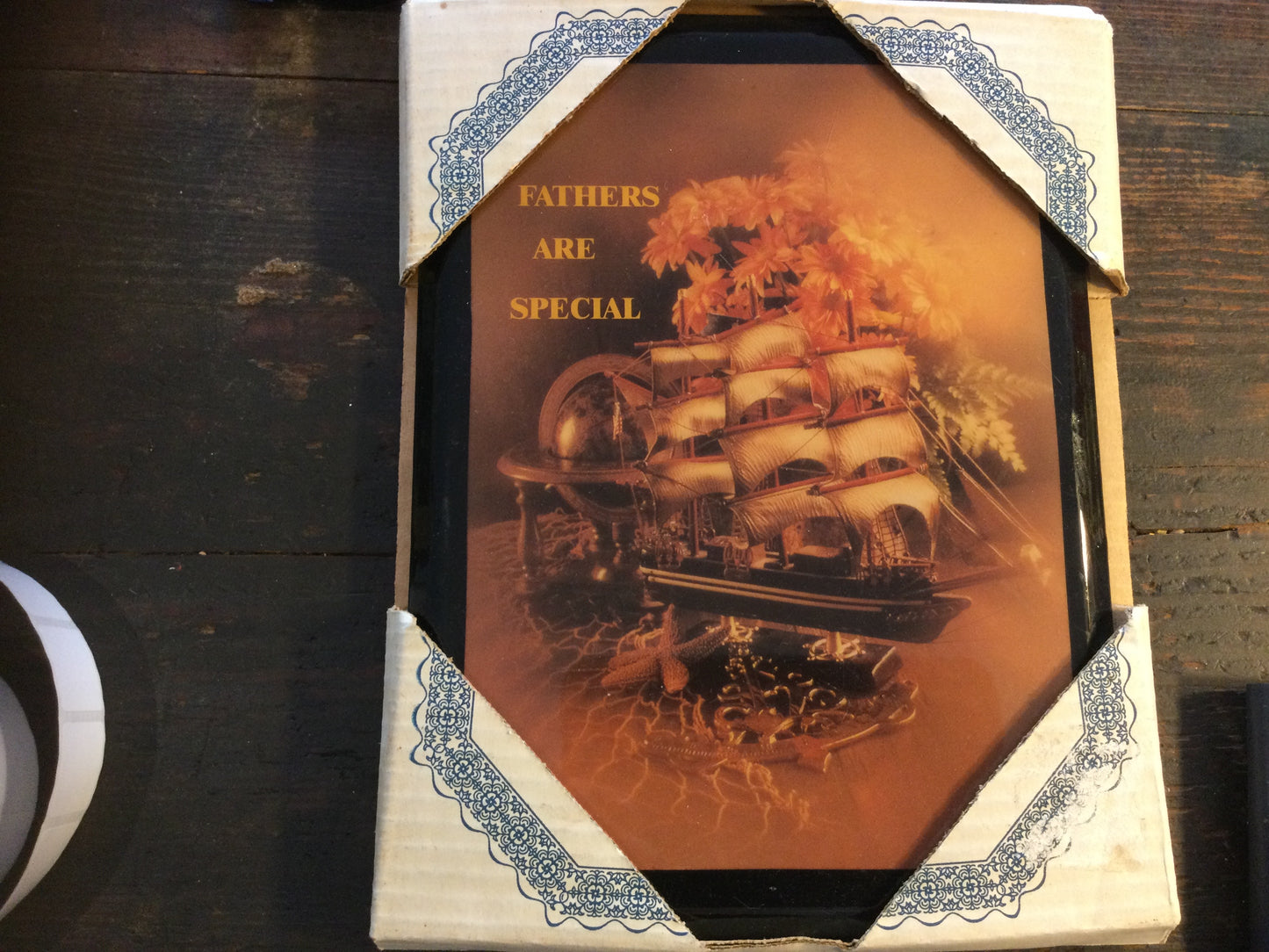 “Fathers are special” ship plaque