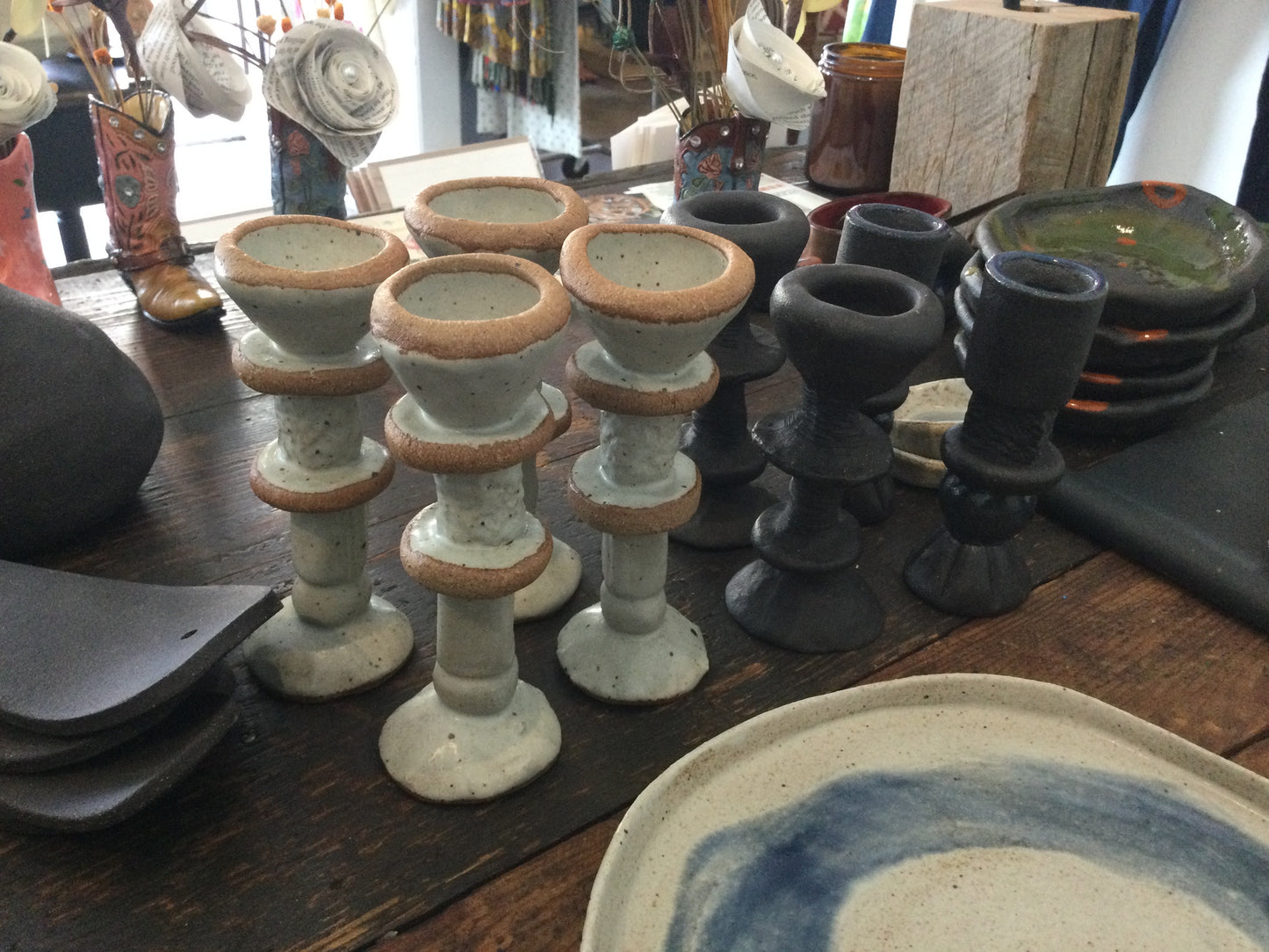 Ceramic Candle Stick Holder