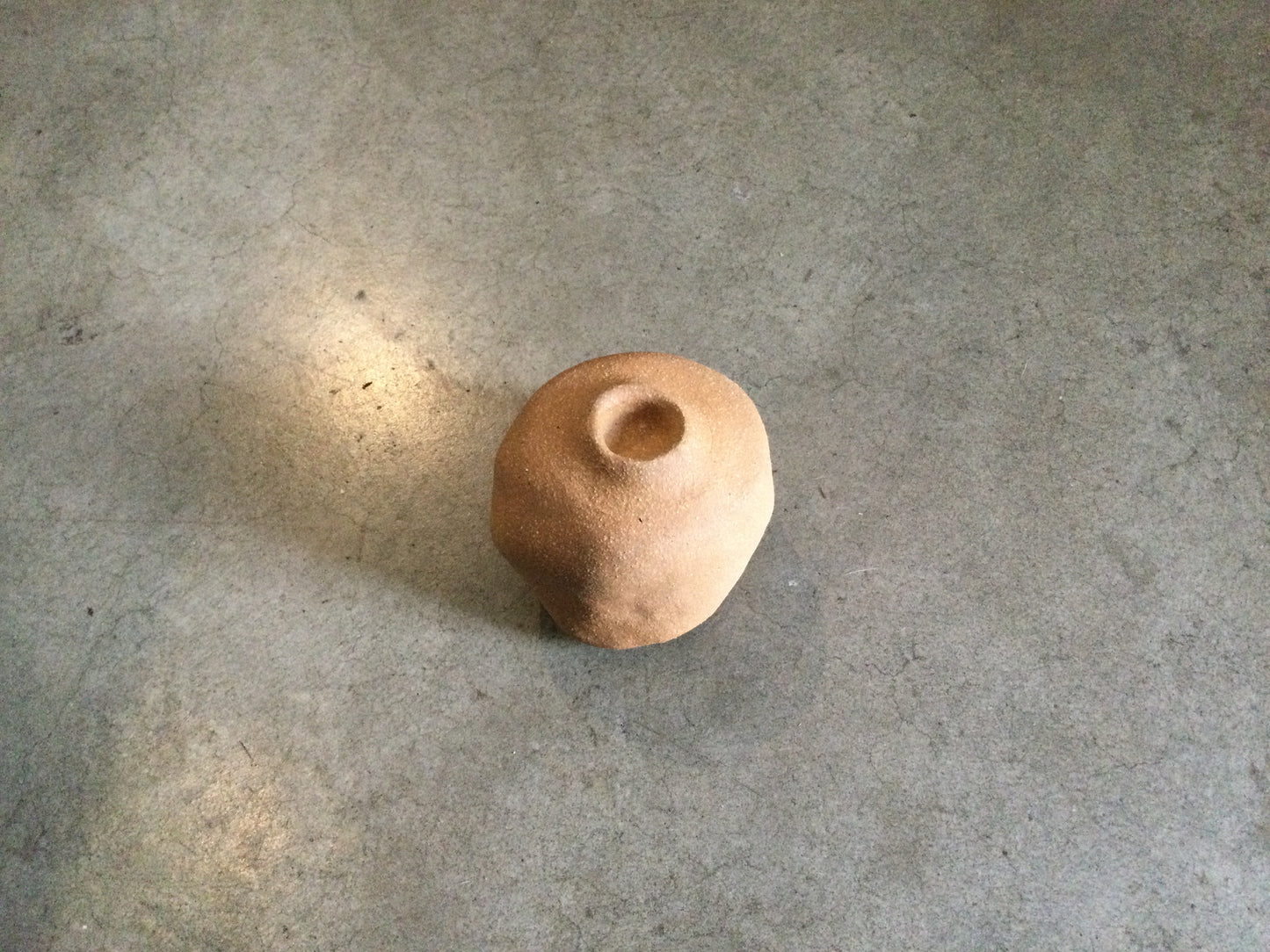 Mini Sandy Clay Candlestick Holder