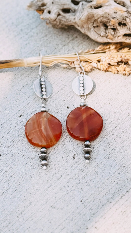 Carnelian Earrings