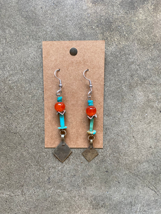Vintage Carnelian and Turquoise