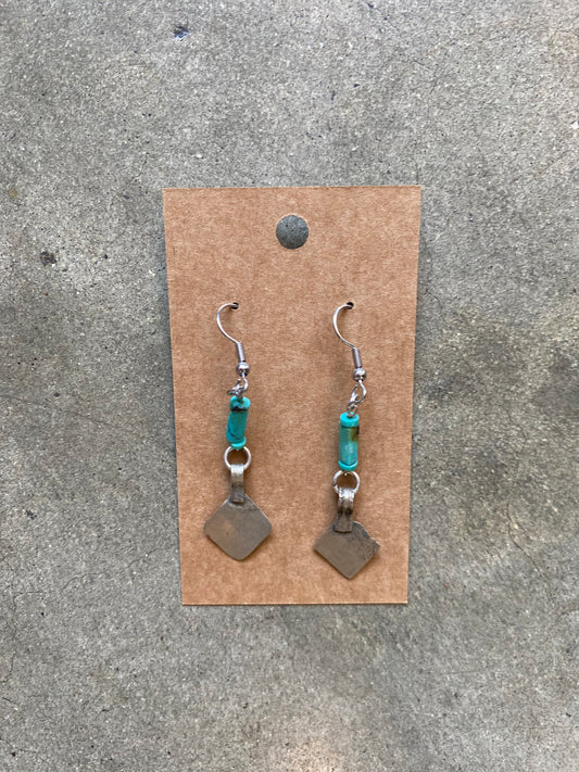 Turquoise Dangly Earrings
