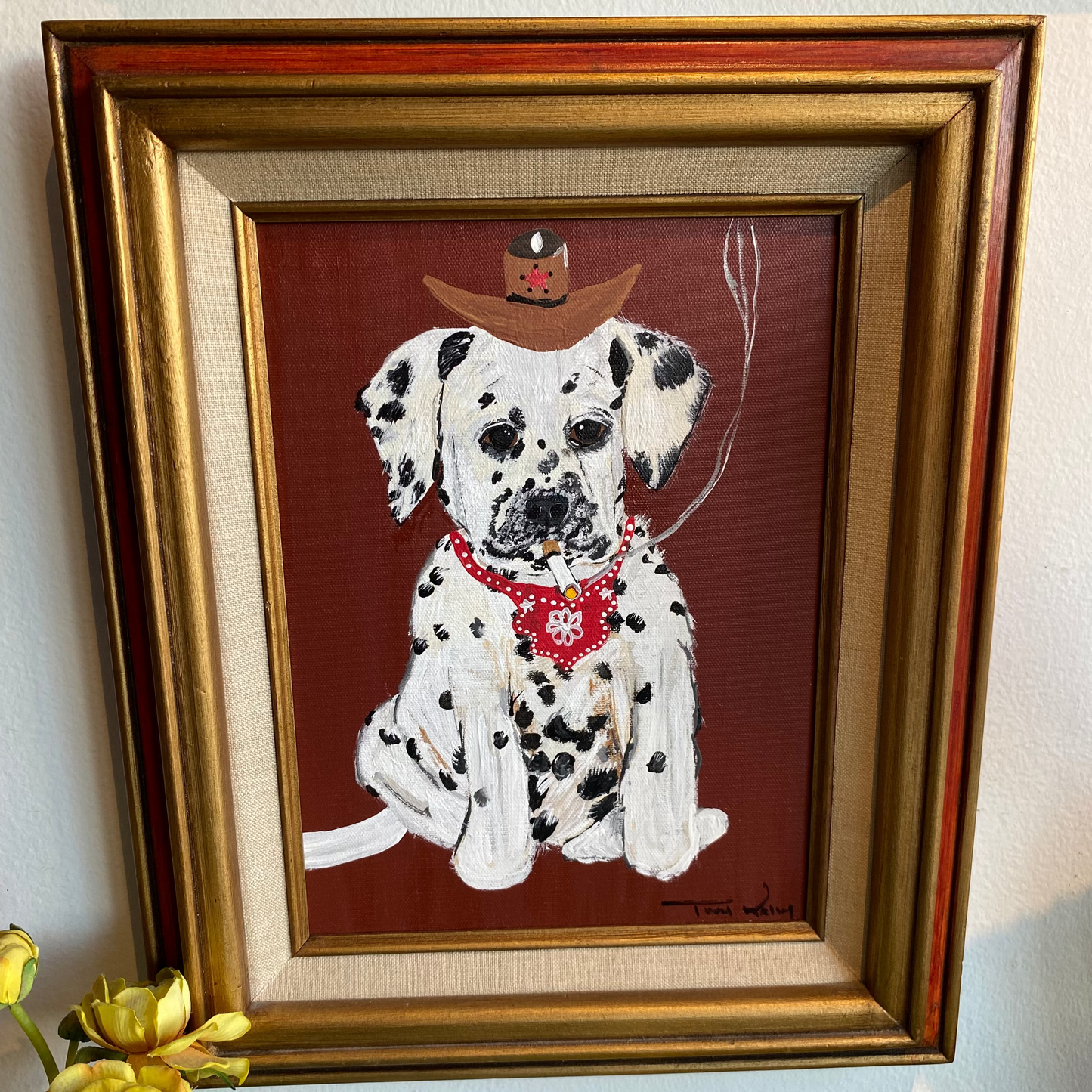 Dalmatian Puppy Painting