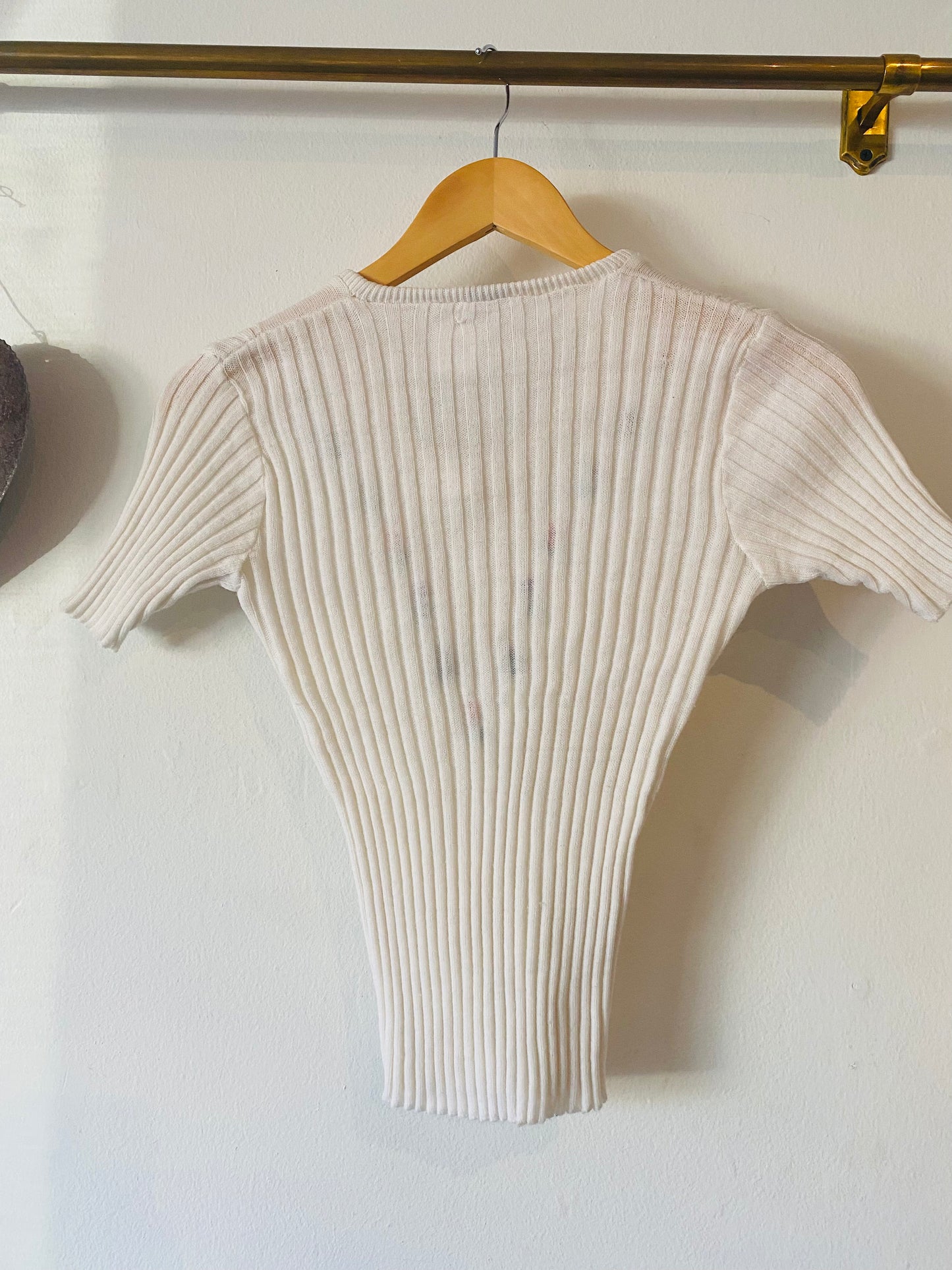 1970's Knitted Flower Top