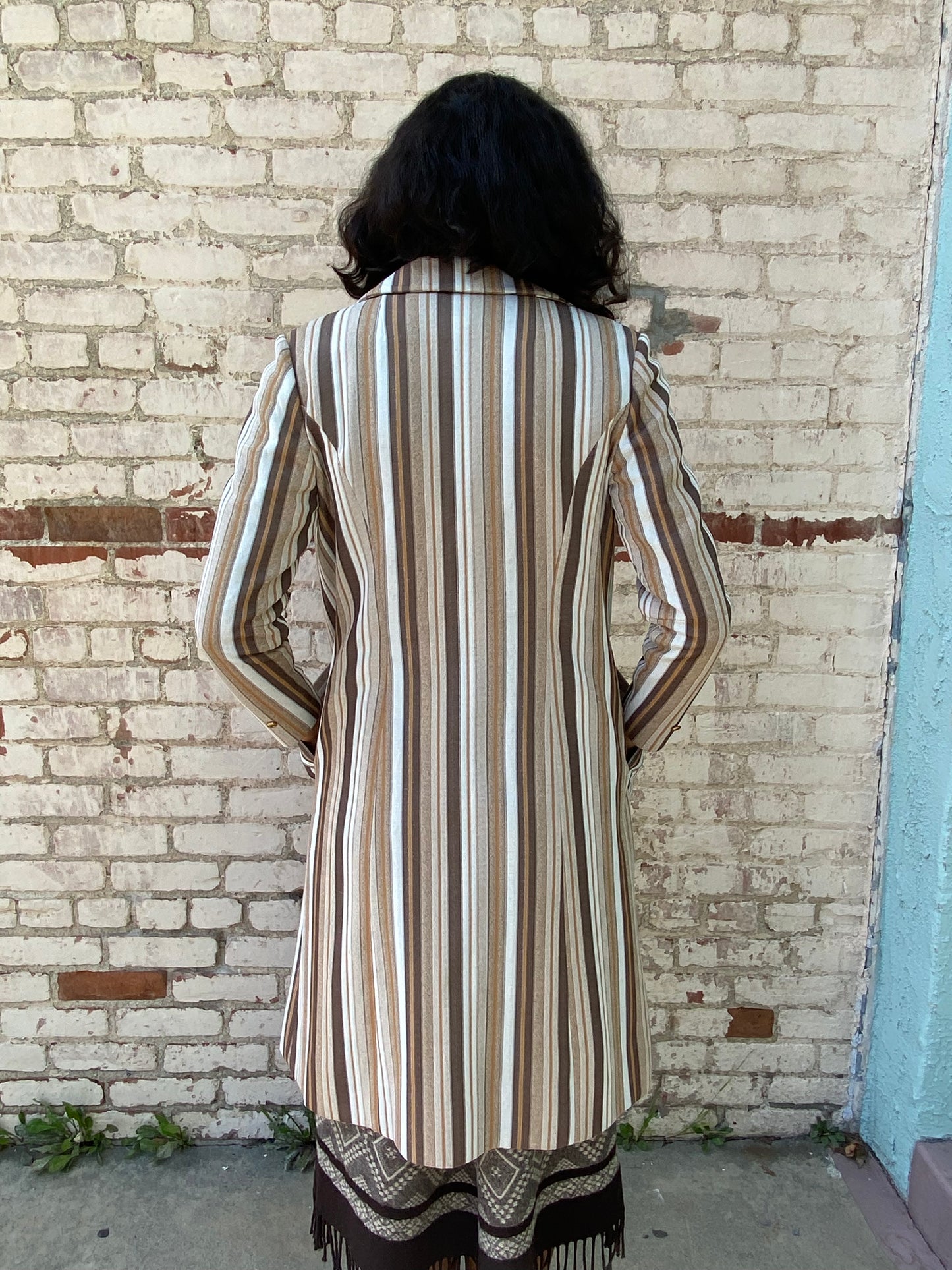 Vintage Striped Coat