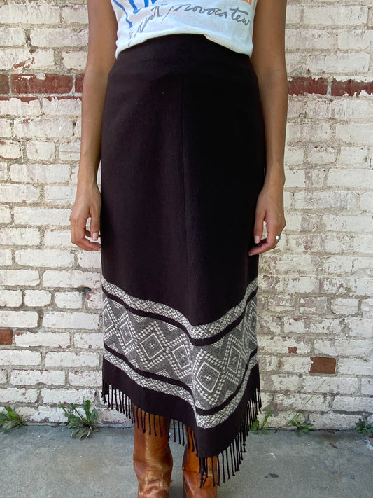 Jones New York Country Wool Skirt