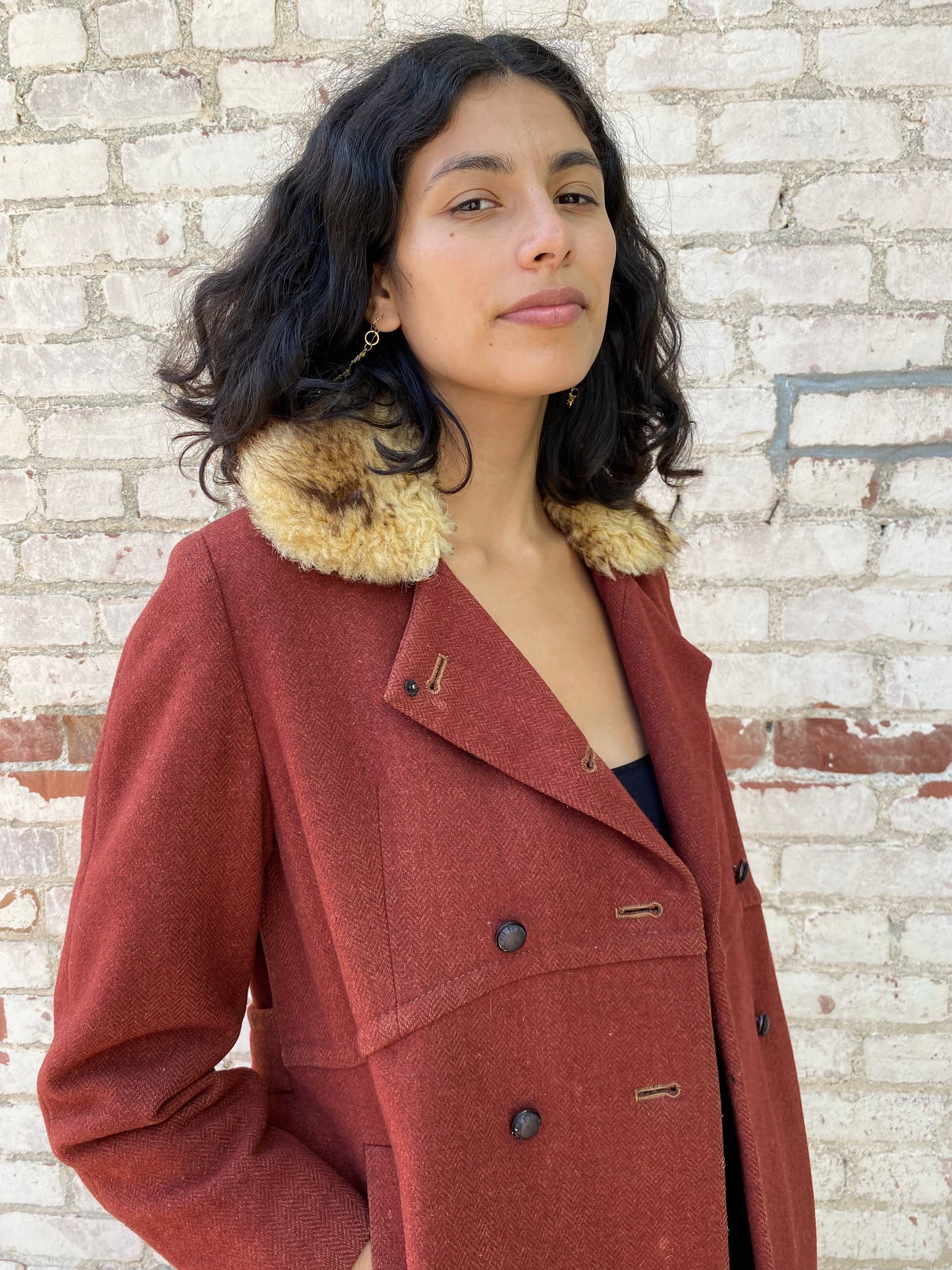 Rust Wool Coat
