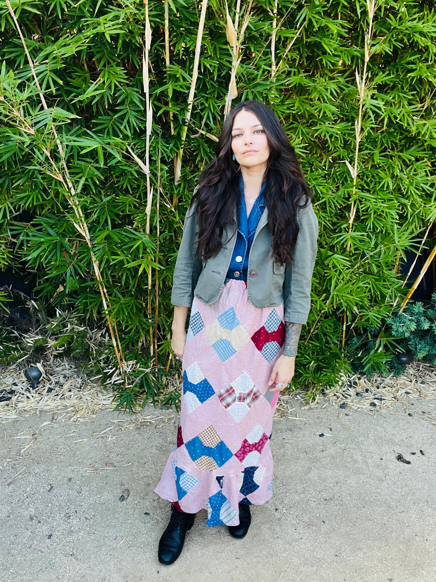 1940's Quilt Patchwork Skirt