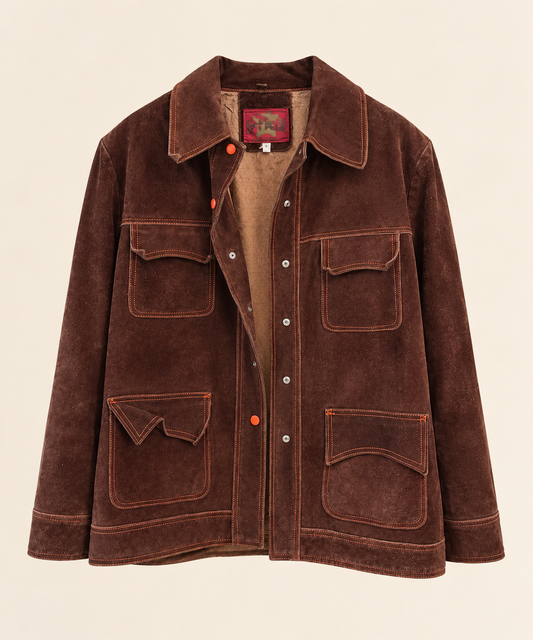PYPSA Brown Suede Jacket