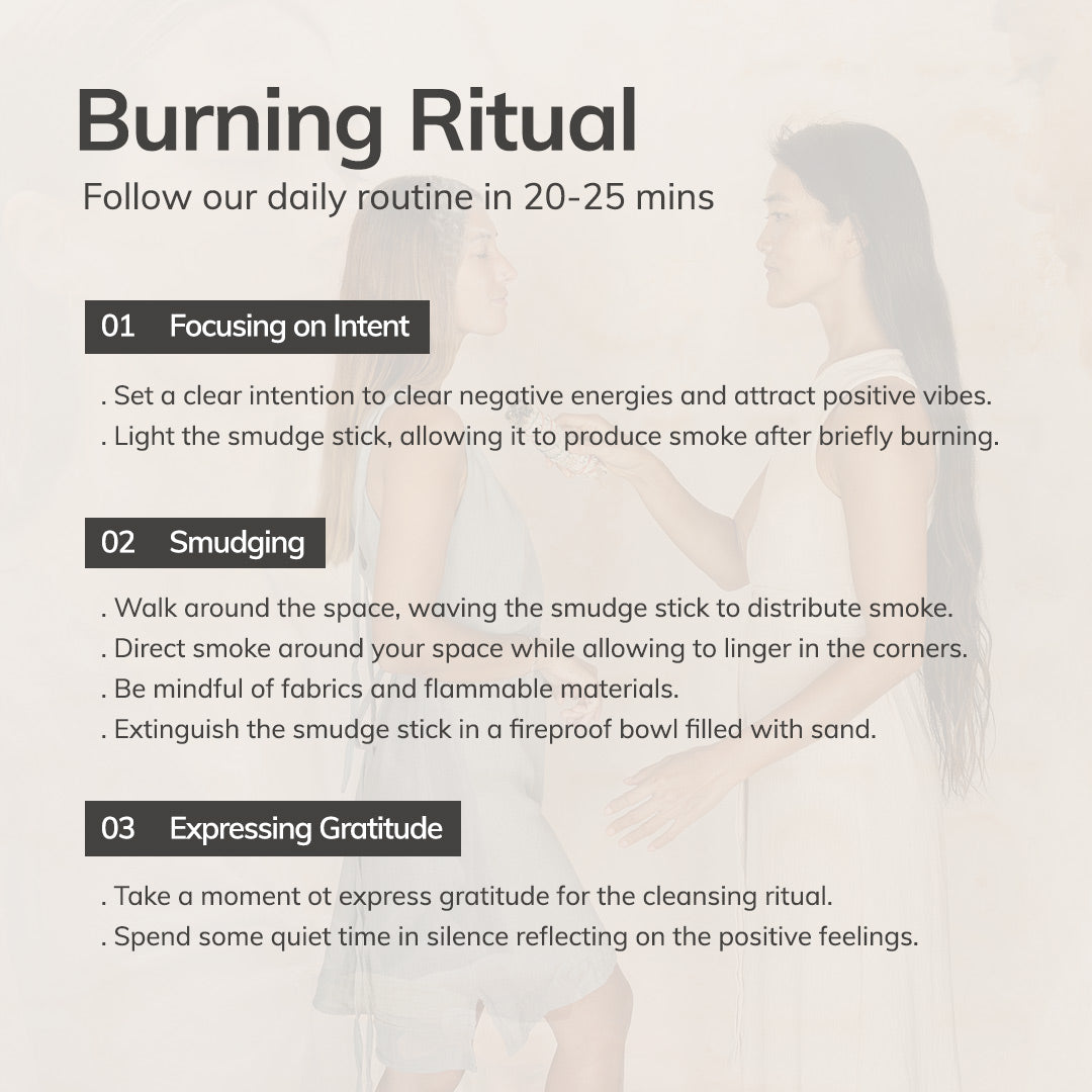 Sacred Burning Ritual Kit - Incense, Palo Santo & Sage