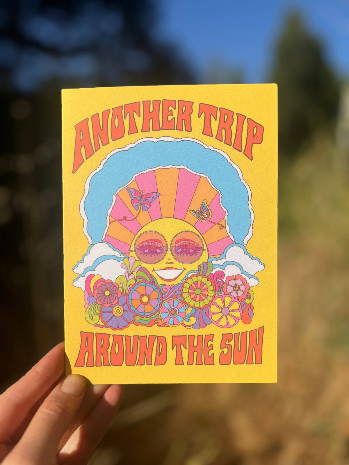 Another Trip Around The Sun Birthday Greeting Card