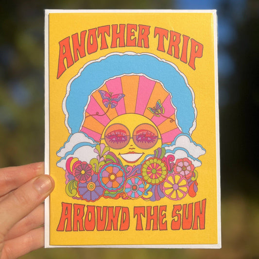 Another Trip Around The Sun Birthday Greeting Card